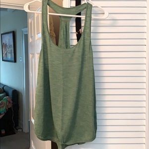 Green tank top